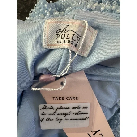 Oh Polly Blue Maxi Dress - Picture 7 of 9